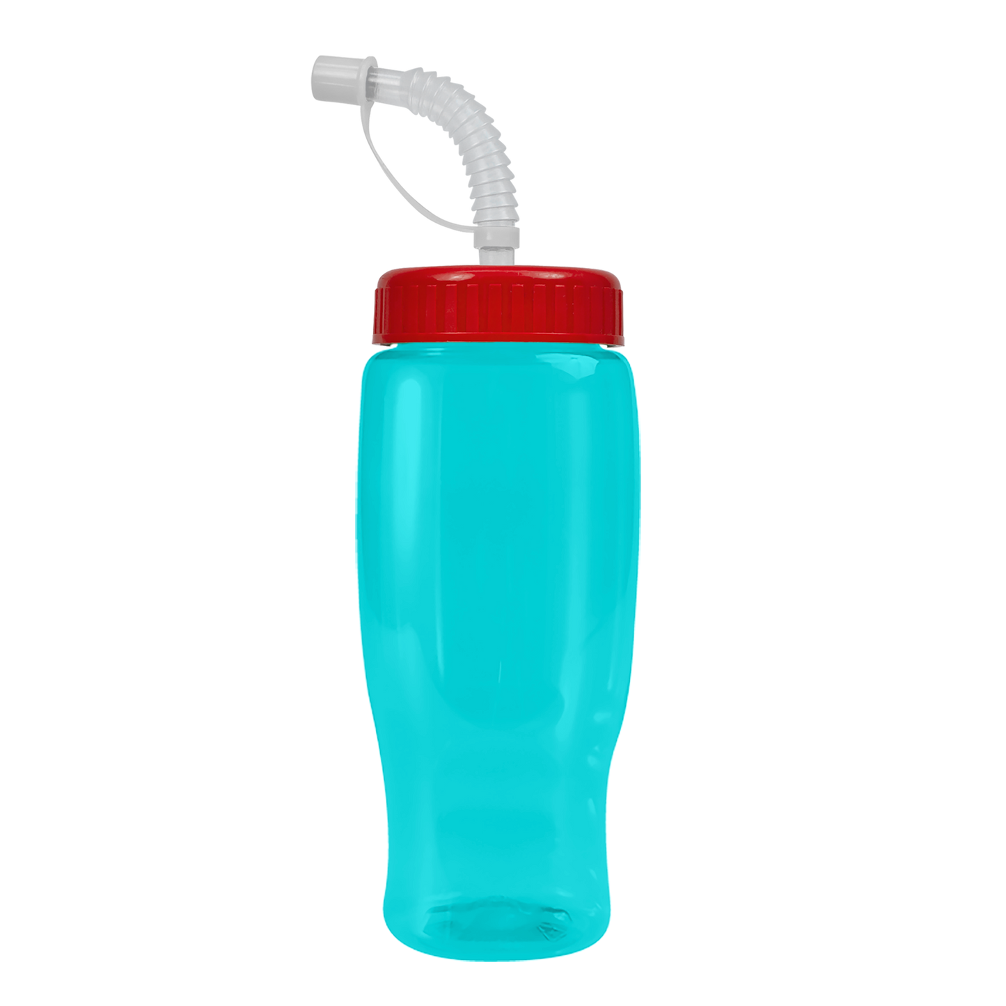 Poly+ Recycled Bottle with Straw Lid - 27 oz.