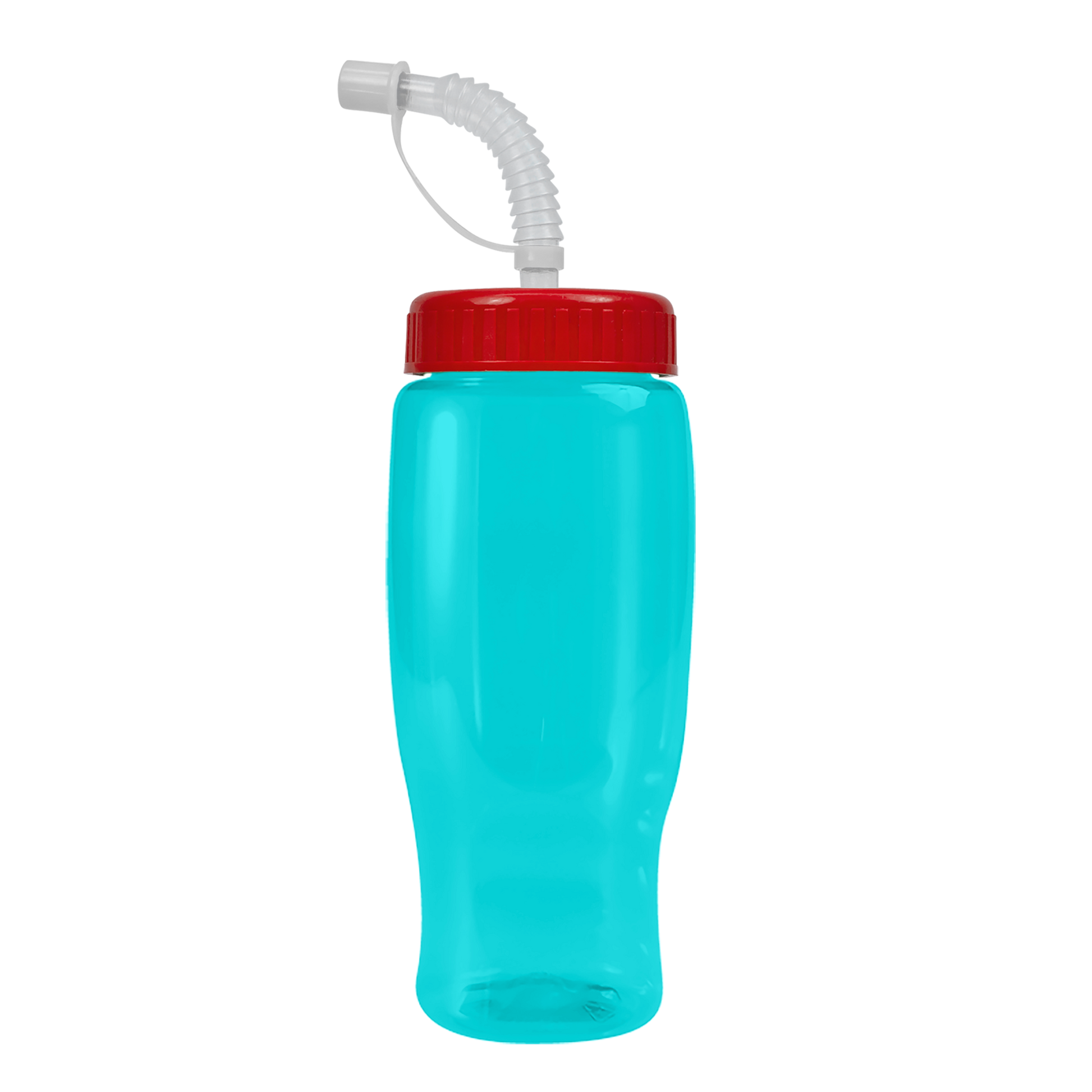 Poly+ Recycled Bottle with Straw Lid - 27 oz.