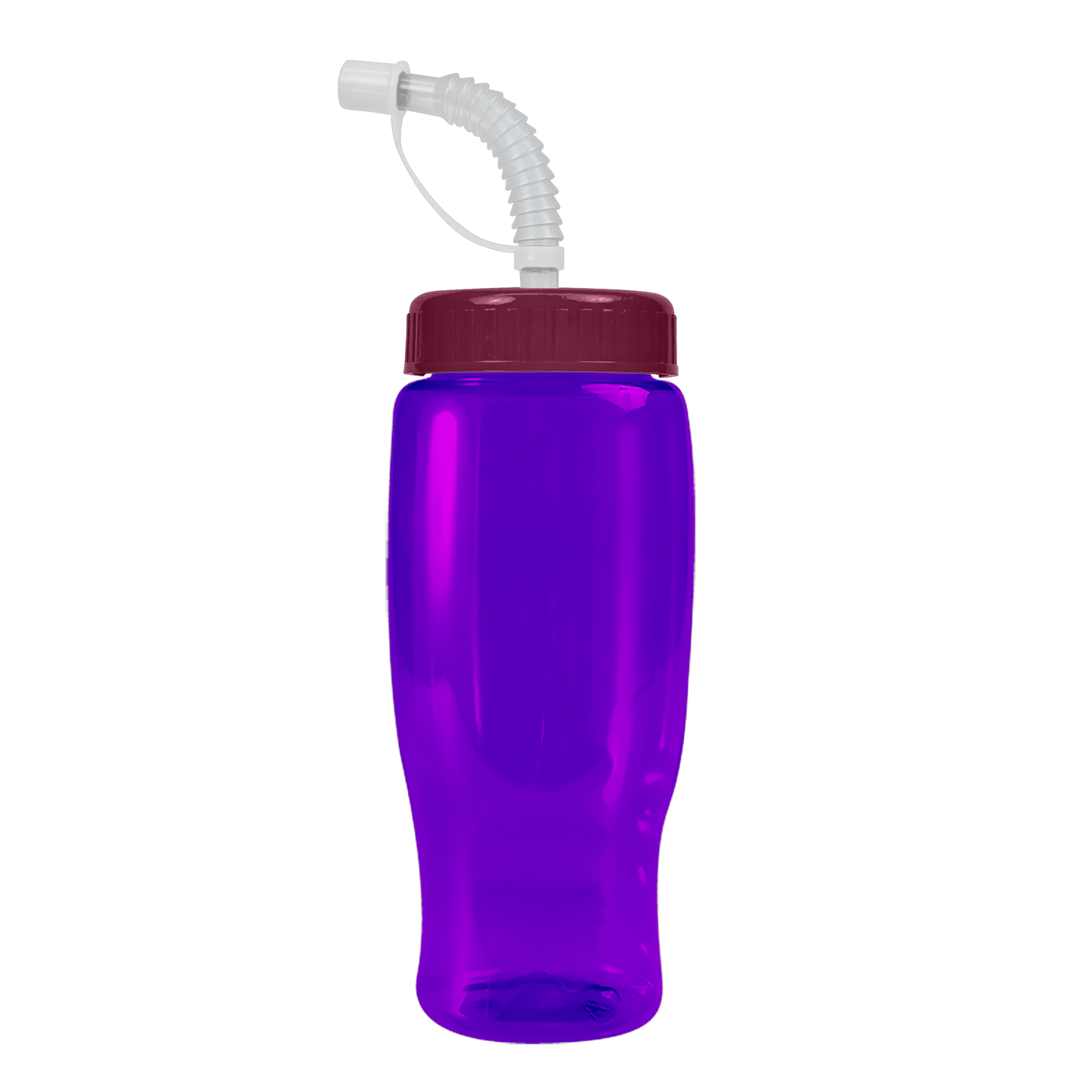 Poly+ Recycled Bottle with Straw Lid - 27 oz.