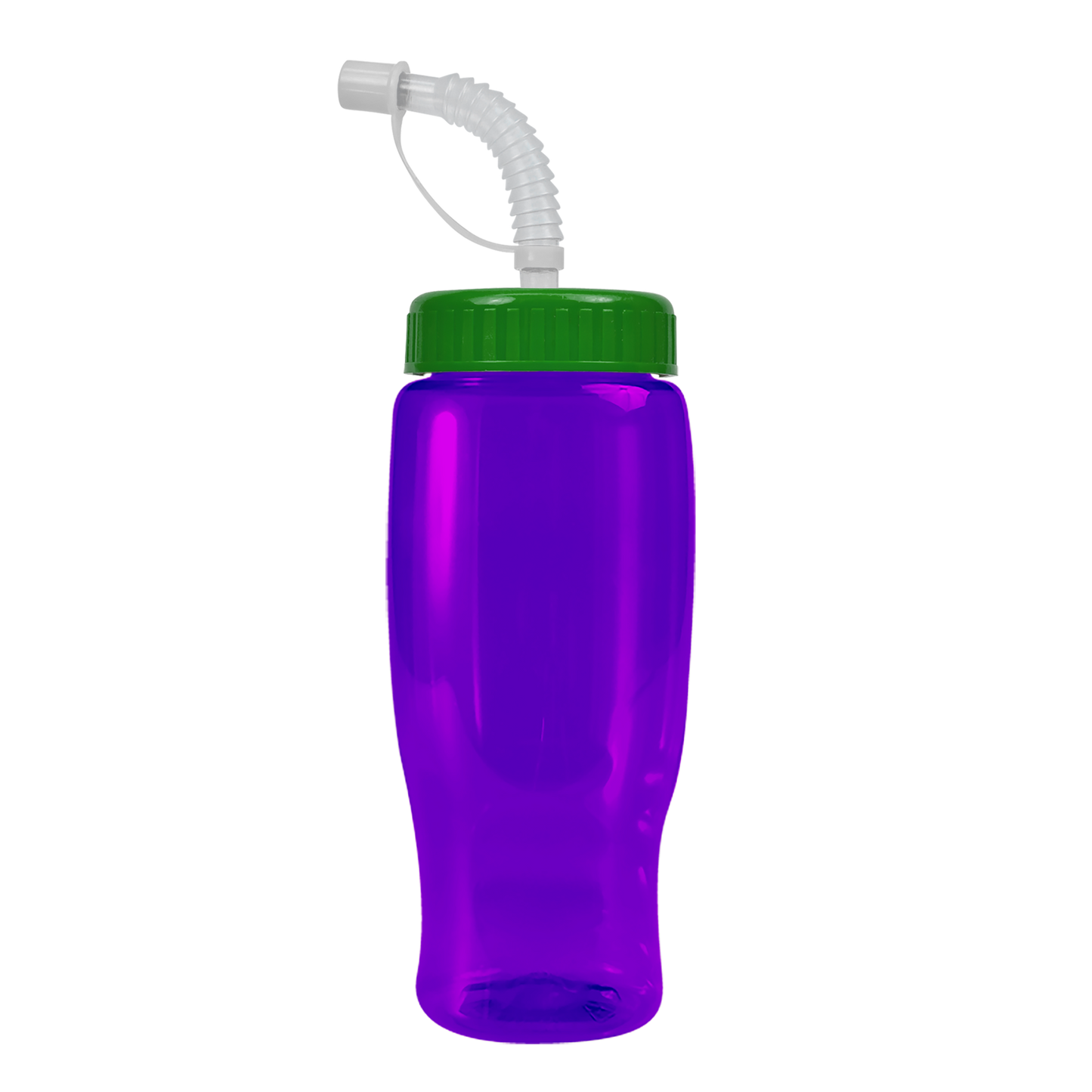 Poly+ Recycled Bottle with Straw Lid - 27 oz.