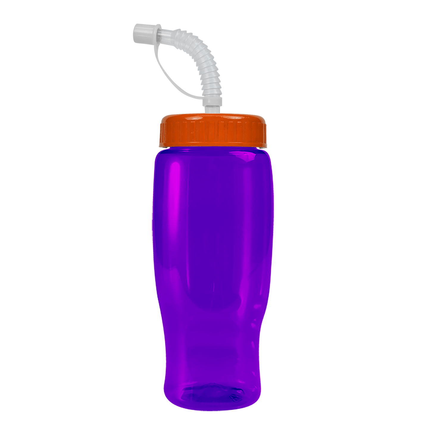 Poly+ Recycled Bottle with Straw Lid - 27 oz.