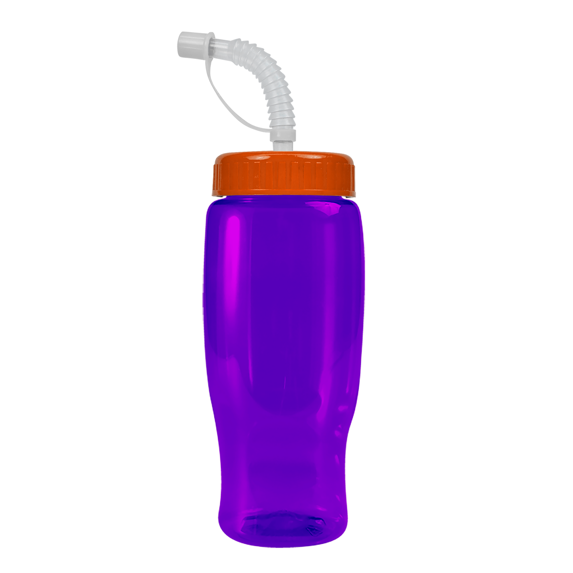 Poly+ Recycled Bottle with Straw Lid - 27 oz.