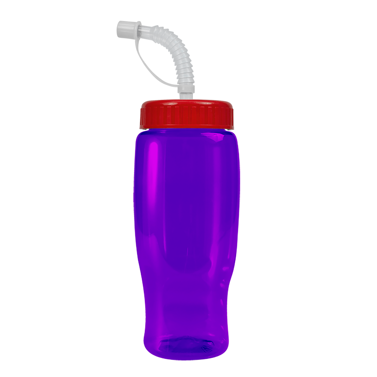 Poly+ Recycled Bottle with Straw Lid - 27 oz.