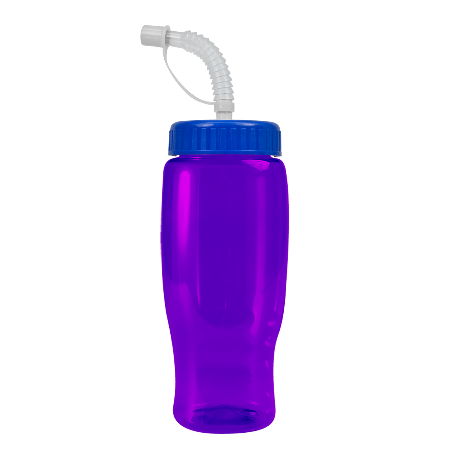 Poly+ Recycled Bottle with Straw Lid - 27 oz.