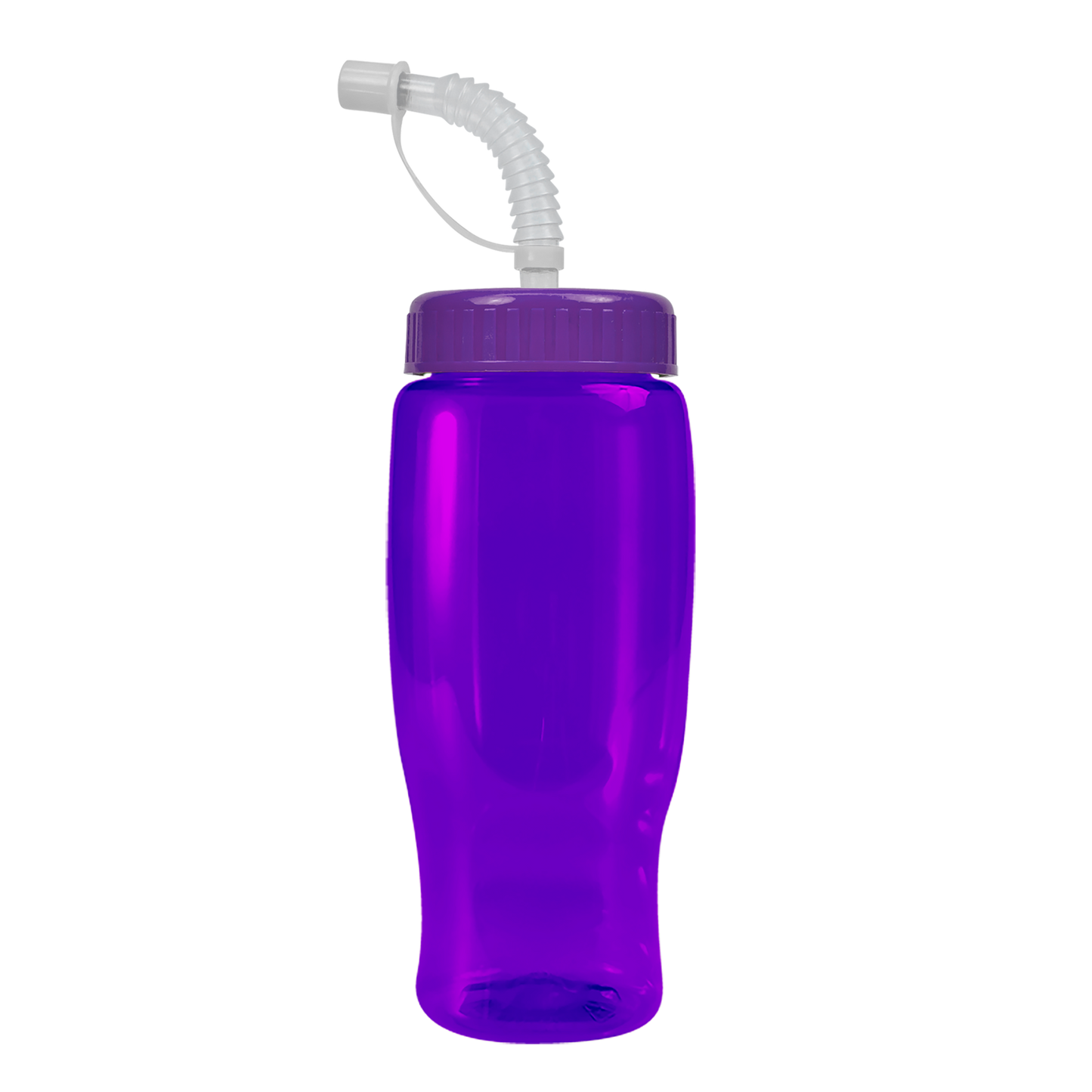 Poly+ Recycled Bottle with Straw Lid - 27 oz.
