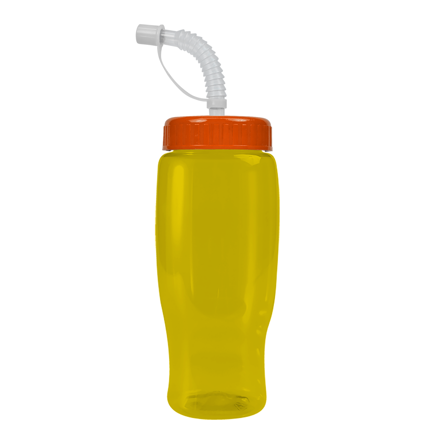 Poly+ Recycled Bottle with Straw Lid - 27 oz.