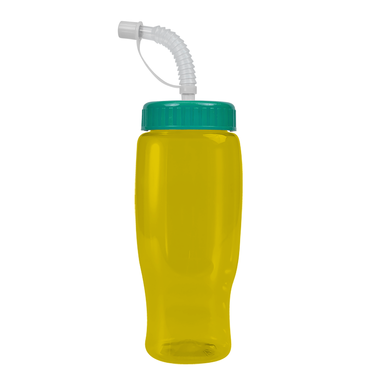 Poly+ Recycled Bottle with Straw Lid - 27 oz.