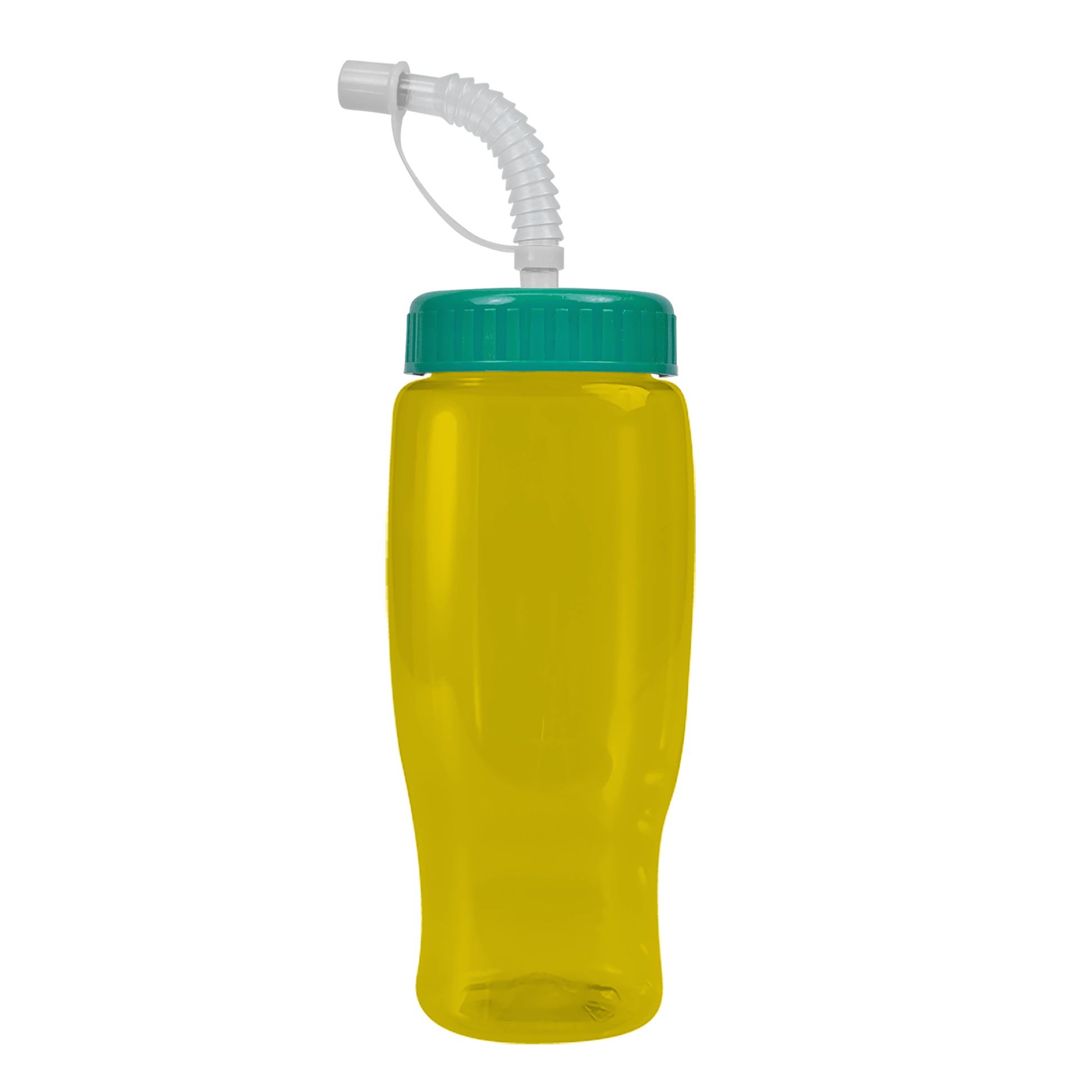 Poly+ Recycled Bottle with Straw Lid - 27 oz.