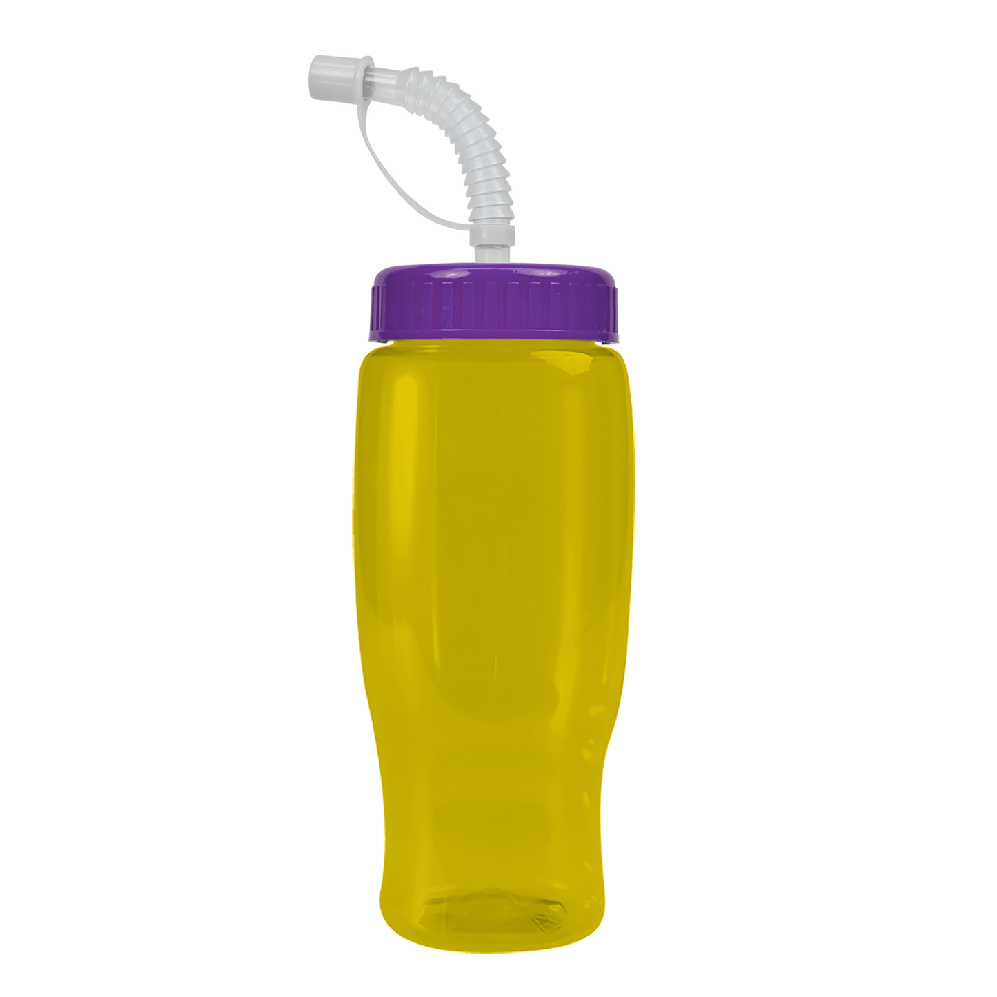 Poly+ Recycled Bottle with Straw Lid - 27 oz.