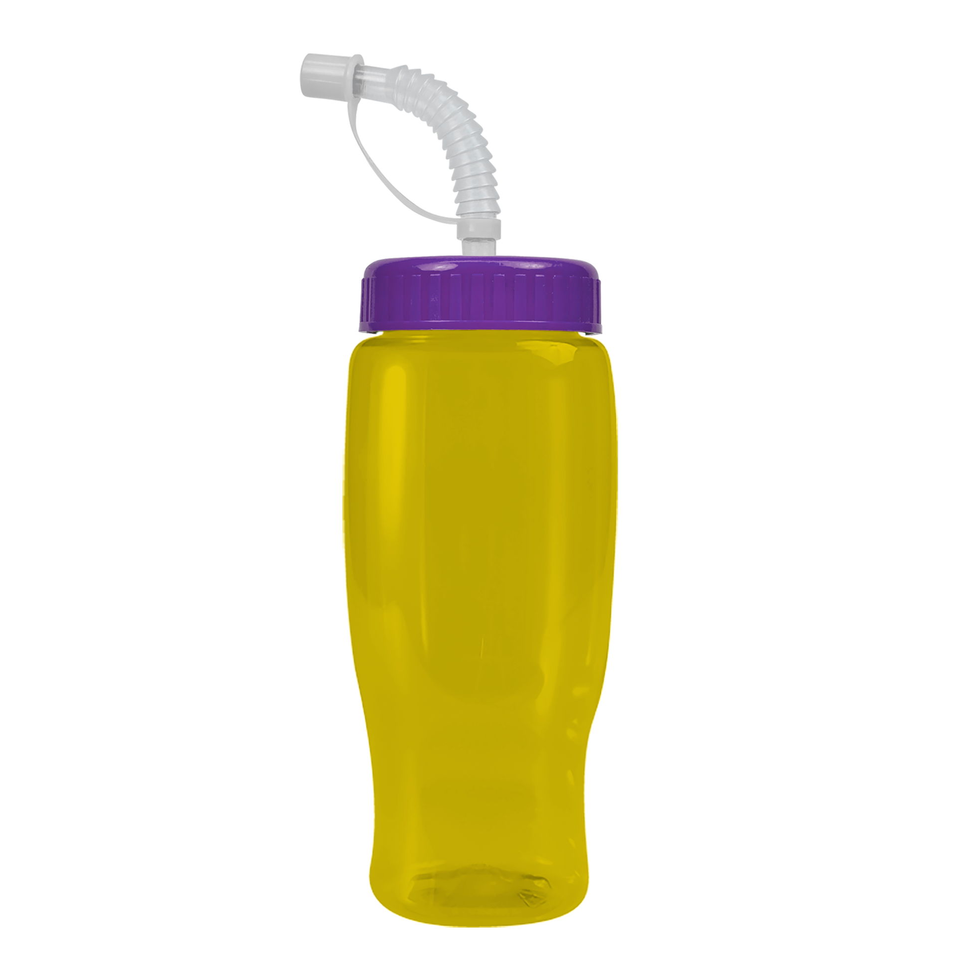 Poly+ Recycled Bottle with Straw Lid - 27 oz.