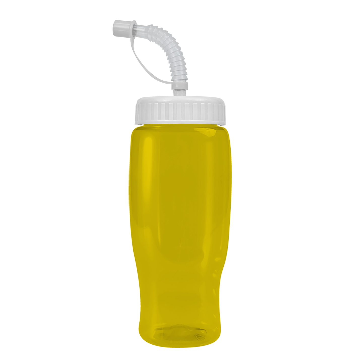 Poly+ Recycled Bottle with Straw Lid - 27 oz.