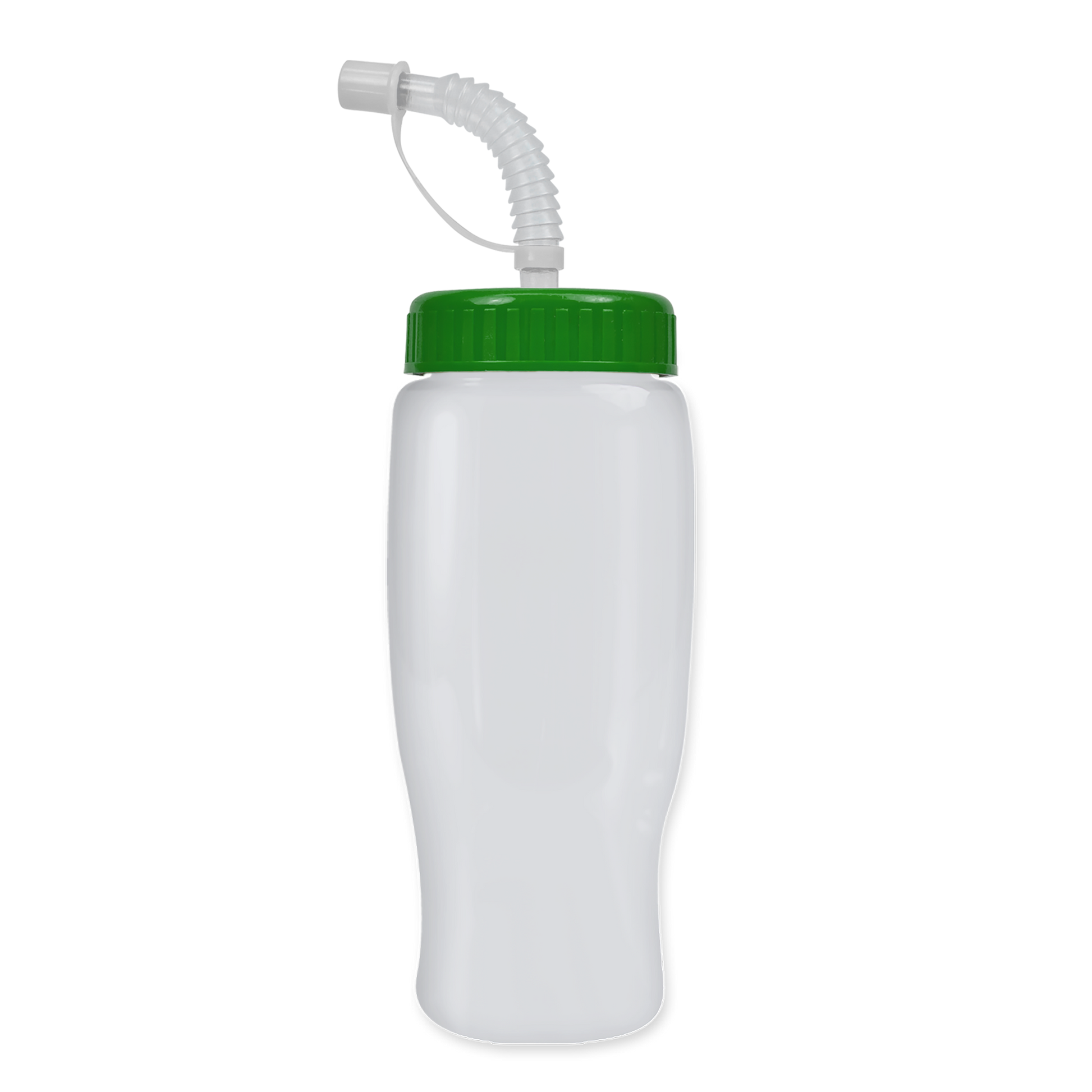 Poly+ Recycled Bottle with Straw Lid - 27 oz.
