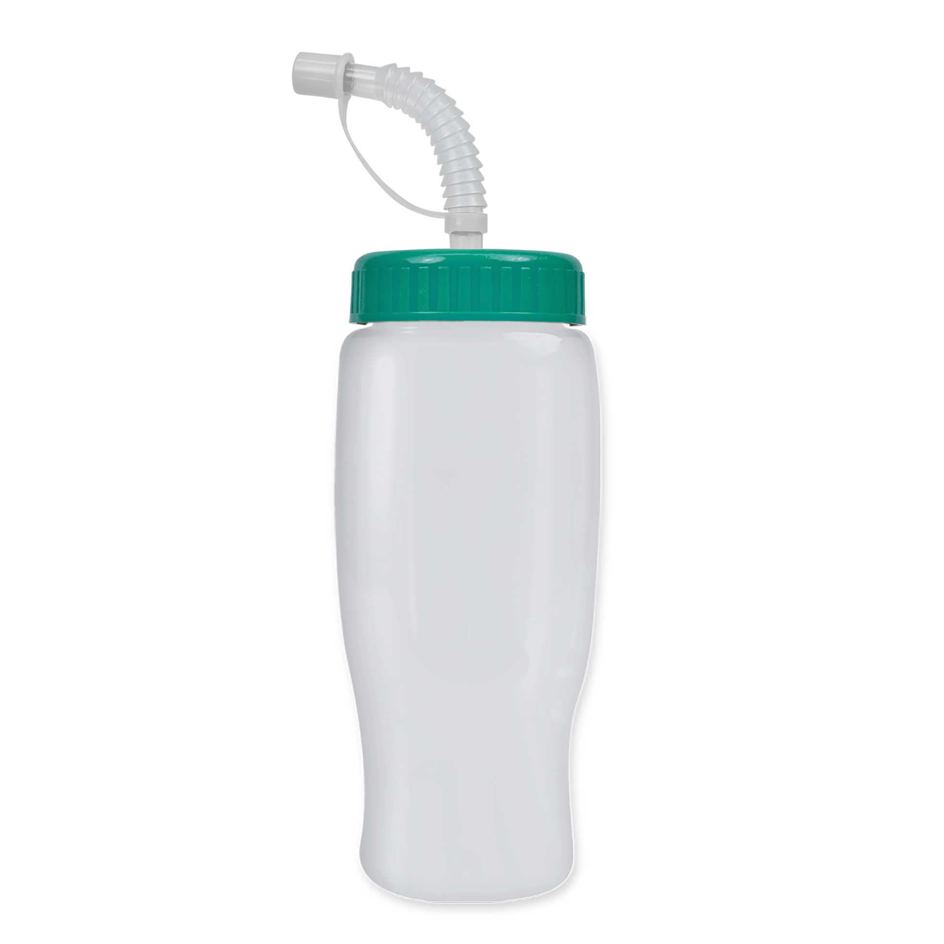 Poly+ Recycled Bottle with Straw Lid - 27 oz.