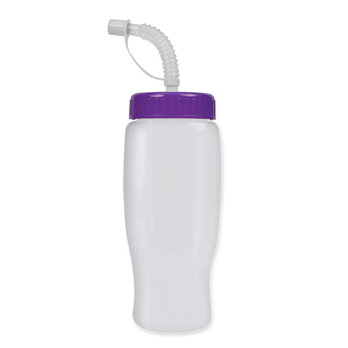 Poly+ Recycled Bottle with Straw Lid - 27 oz.
