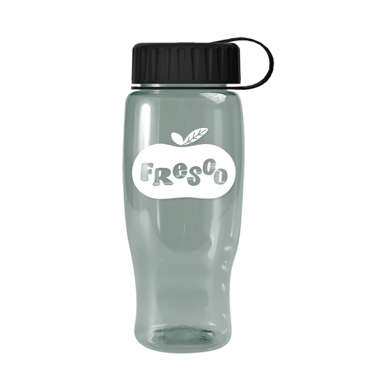 Poly+ Recycled Bottle with Tethered Lid - 27 oz.