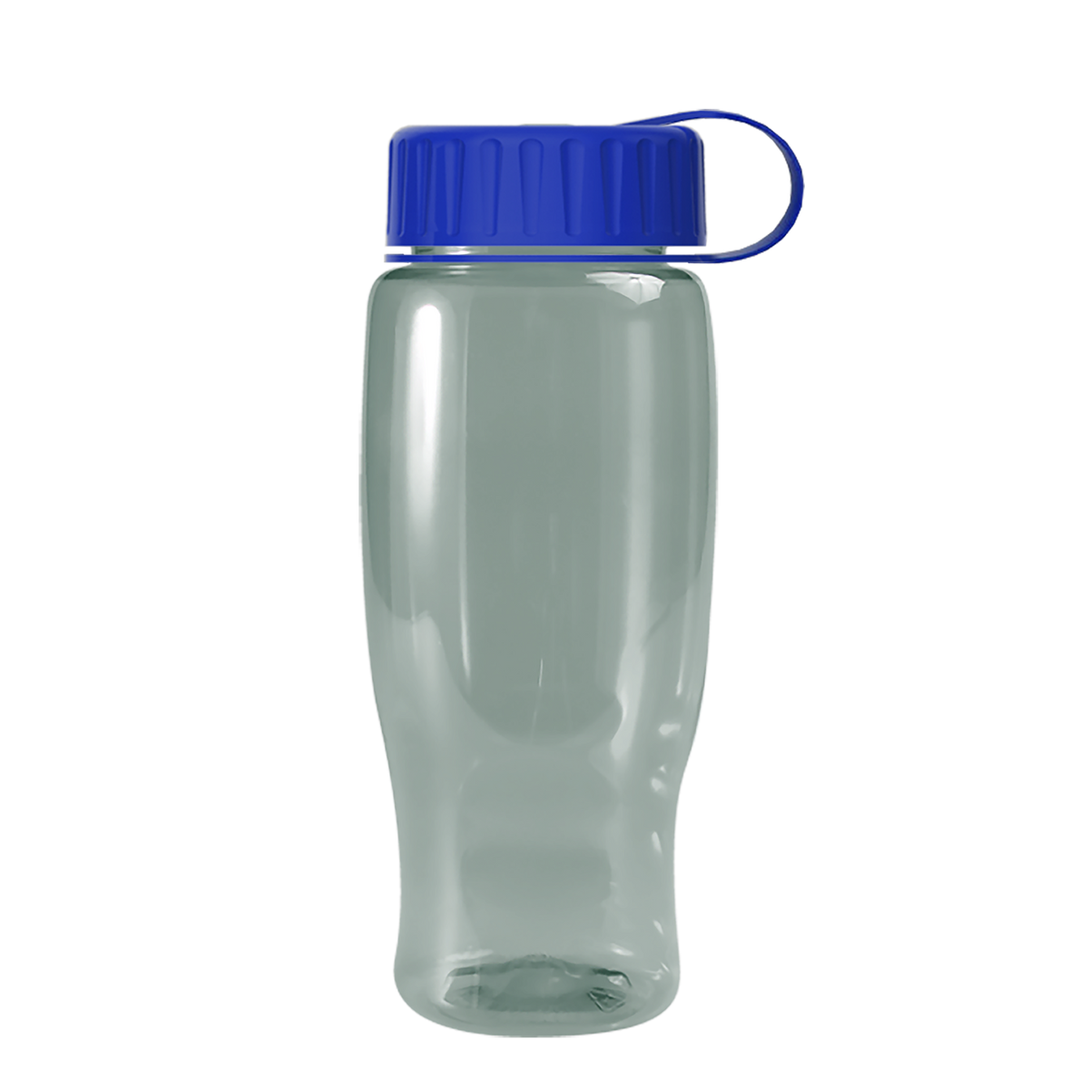 Custom logo Poly+ Recycled Bottle with Tethered Lid - 27 oz.