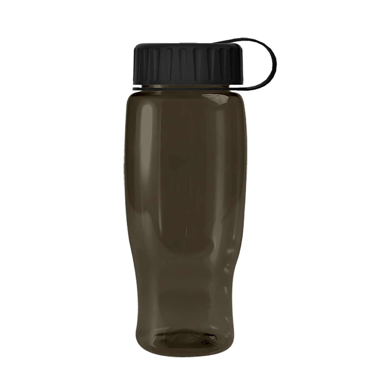 Custom logo Poly+ Recycled Bottle with Tethered Lid - 27 oz.