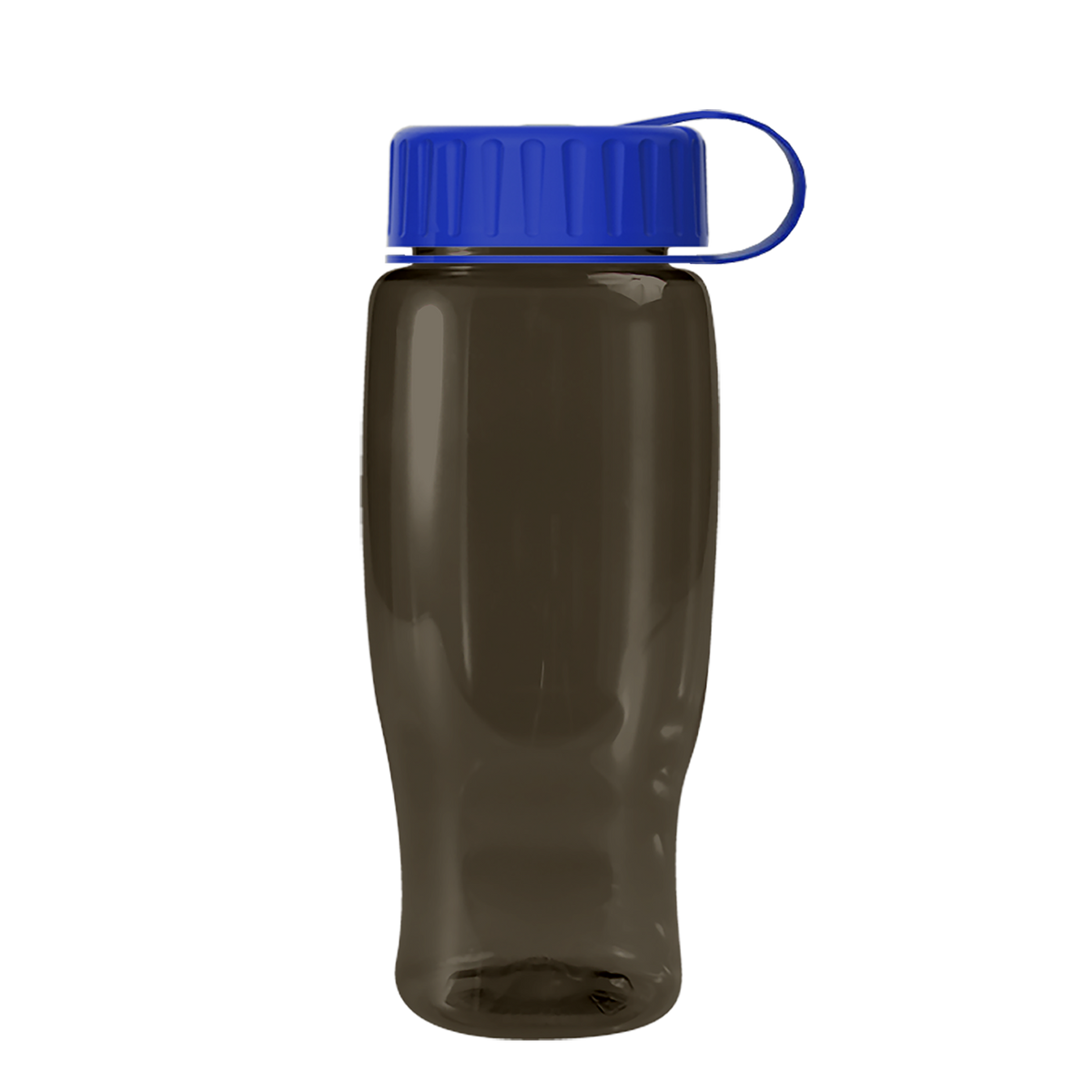 Custom logo Poly+ Recycled Bottle with Tethered Lid - 27 oz.