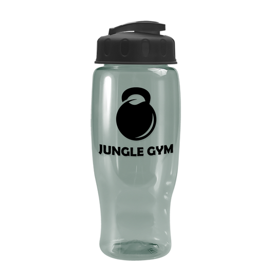 Poly+ Recycled Bottle with Flip-Top Lid - 27 oz.