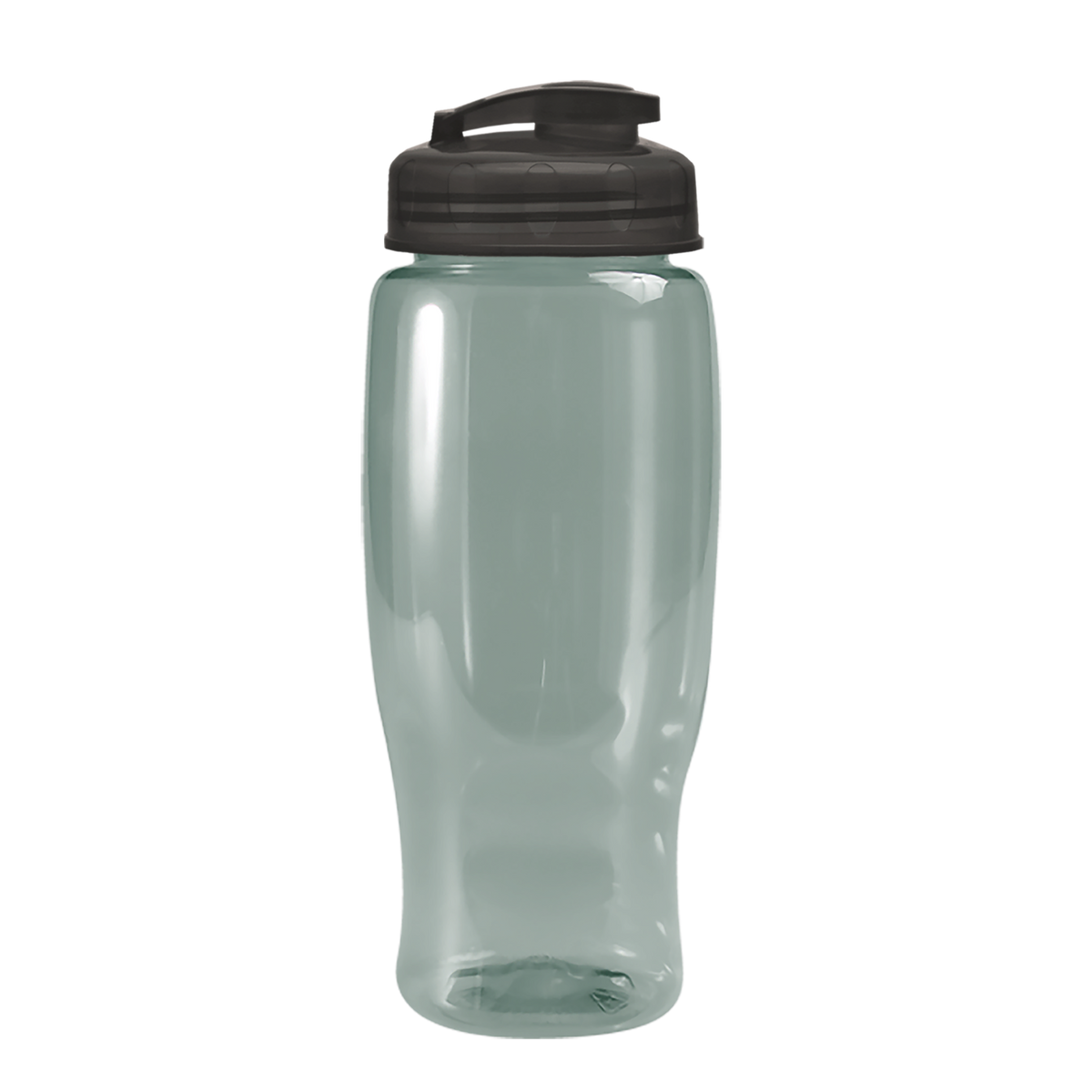 Custom logo Poly+ Recycled Bottle with Flip-Top Lid - 27 oz.