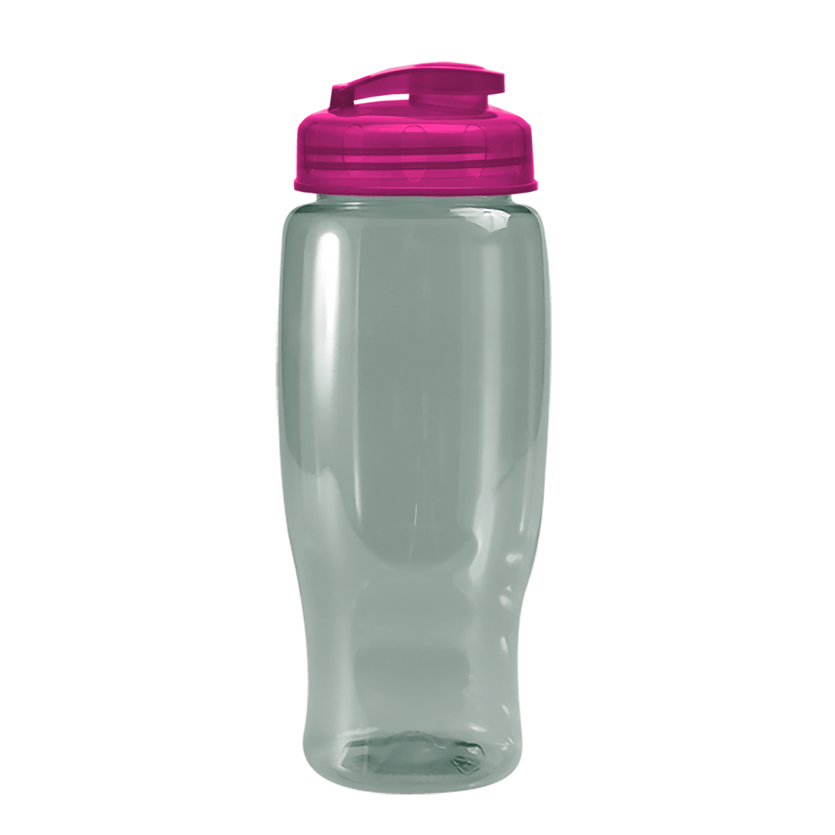 Custom logo Poly+ Recycled Bottle with Flip-Top Lid - 27 oz.