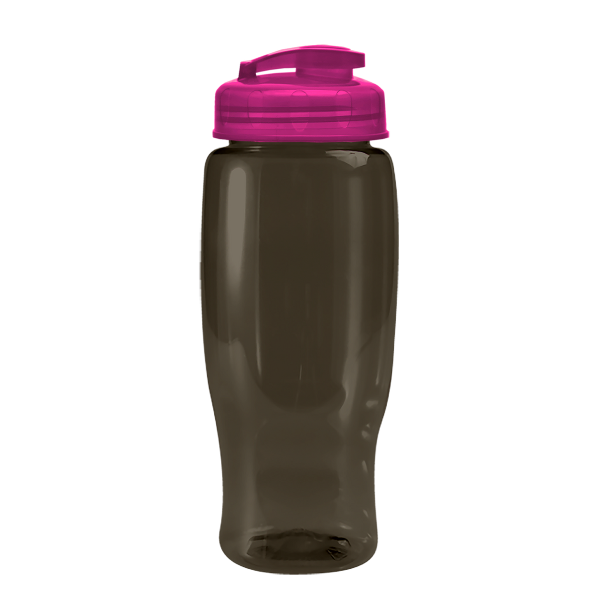 Custom logo Poly+ Recycled Bottle with Flip-Top Lid - 27 oz.