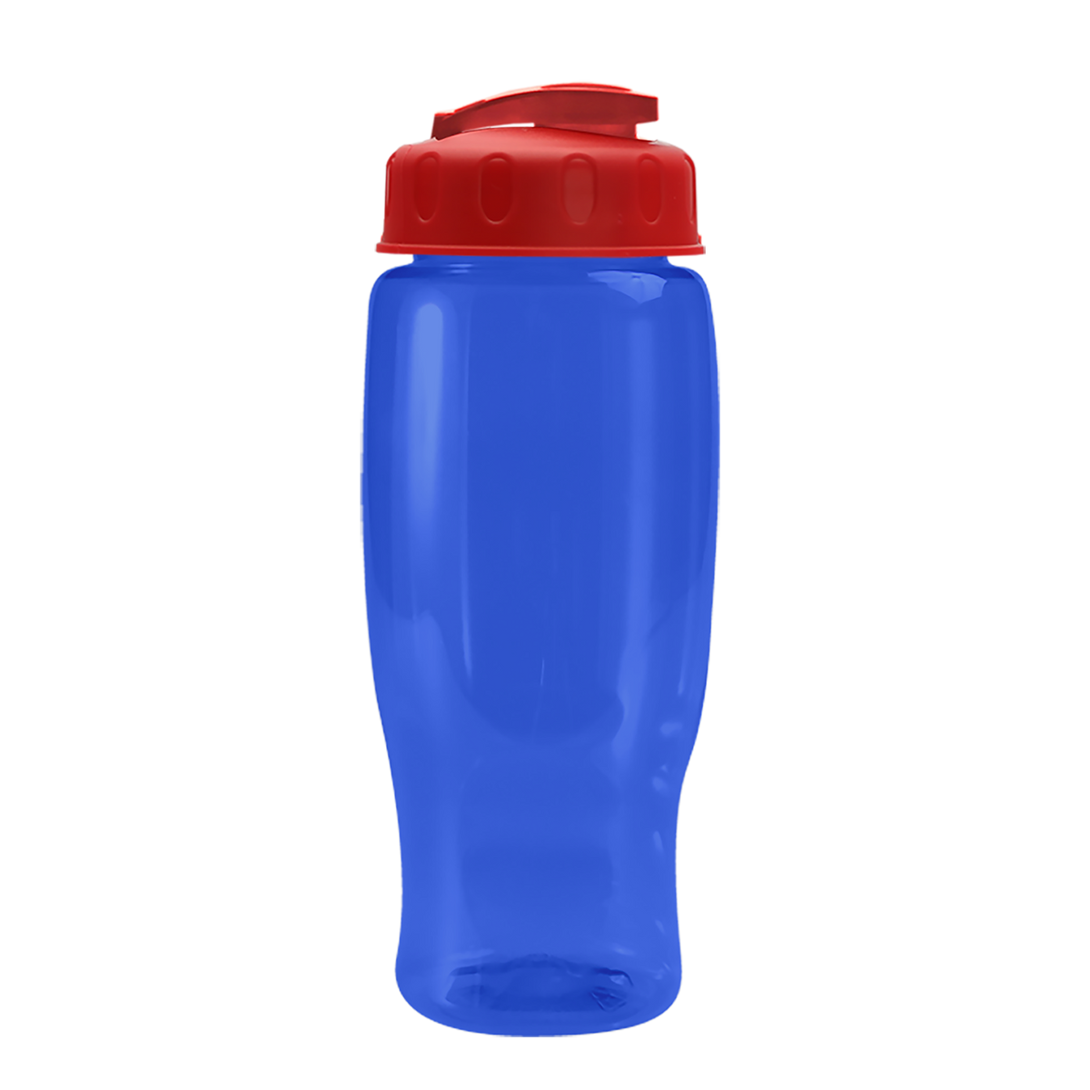 Custom logo Poly+ Recycled Bottle with Flip-Top Lid - 27 oz.