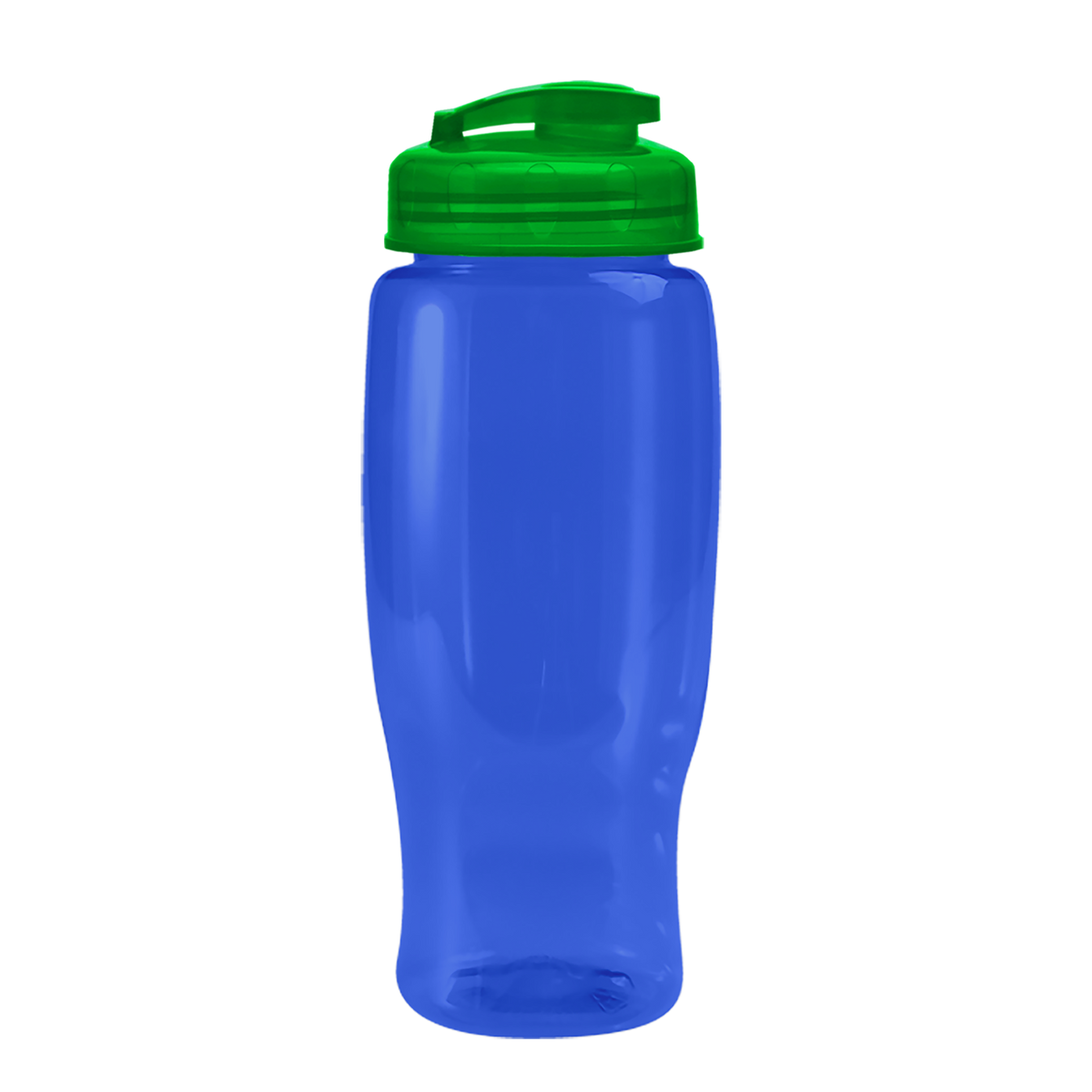 Custom logo Poly+ Recycled Bottle with Flip-Top Lid - 27 oz.