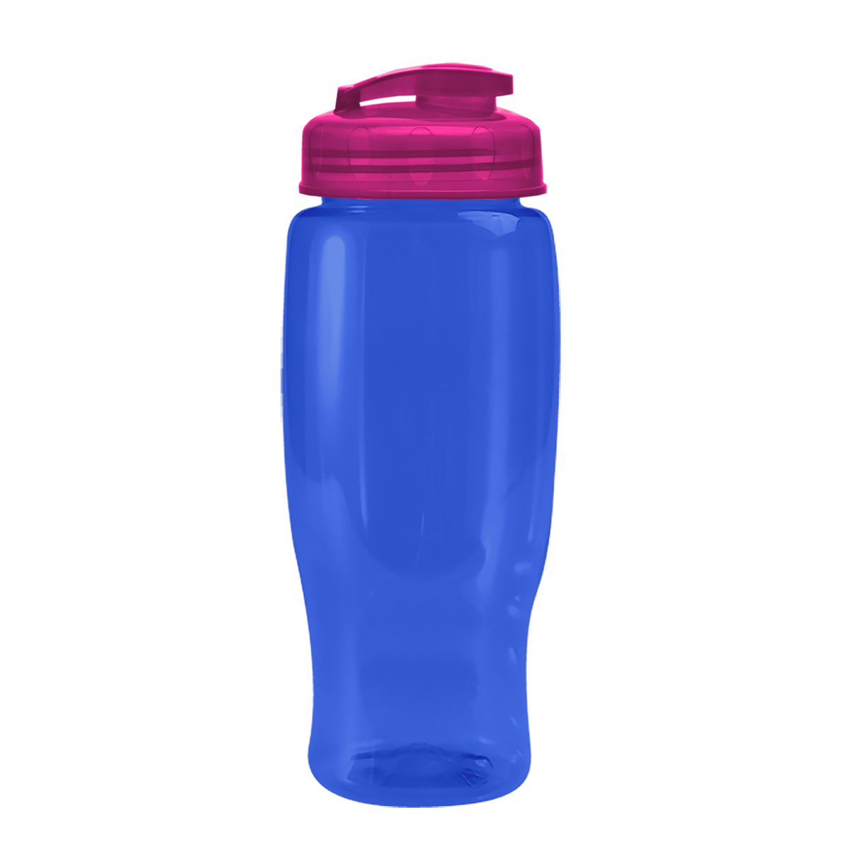 Custom logo Poly+ Recycled Bottle with Flip-Top Lid - 27 oz.