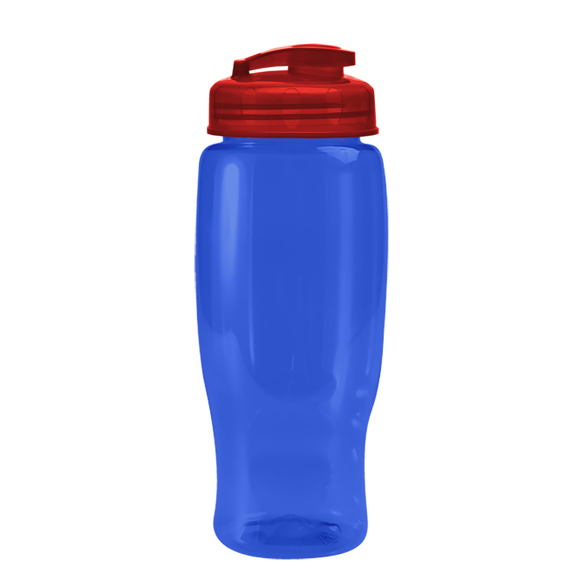 Custom logo Poly+ Recycled Bottle with Flip-Top Lid - 27 oz.