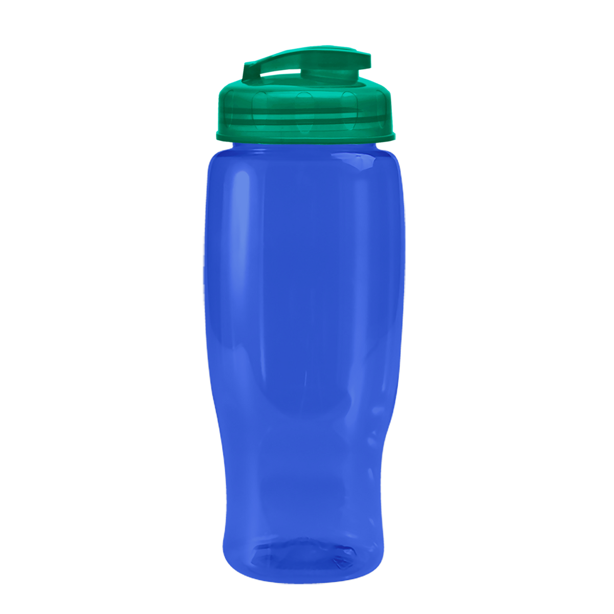 Custom logo Poly+ Recycled Bottle with Flip-Top Lid - 27 oz.
