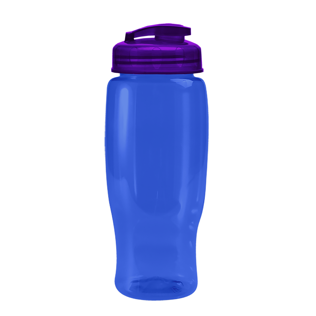 Custom logo Poly+ Recycled Bottle with Flip-Top Lid - 27 oz.