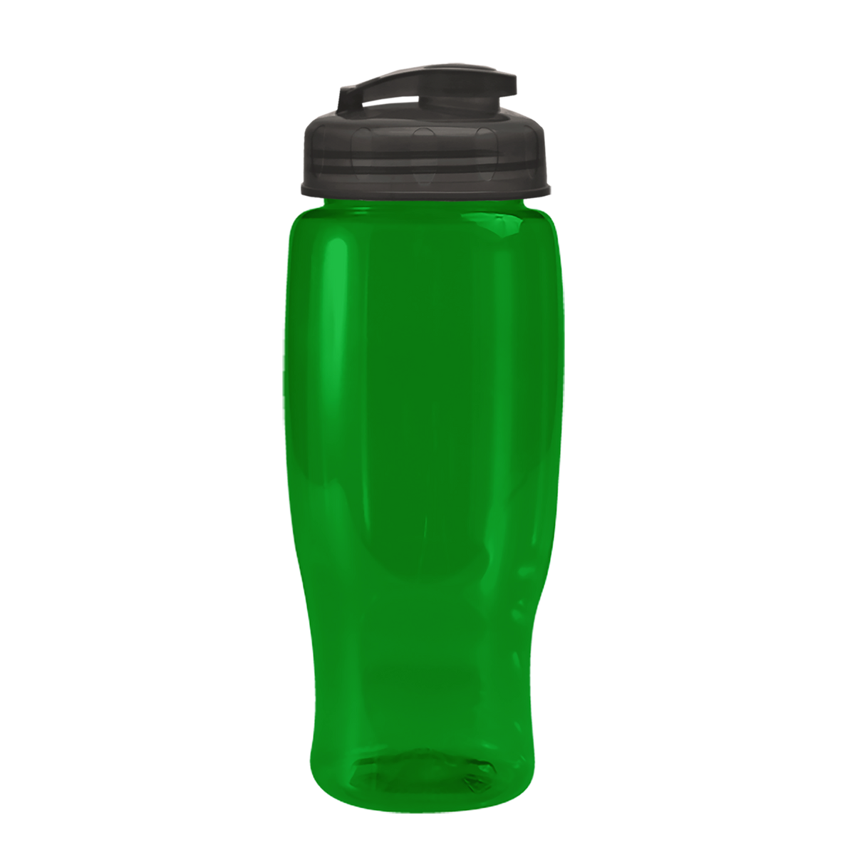 Custom logo Poly+ Recycled Bottle with Flip-Top Lid - 27 oz.
