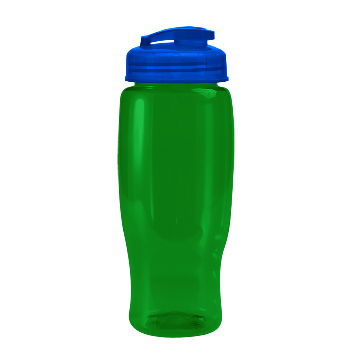 Custom logo Poly+ Recycled Bottle with Flip-Top Lid - 27 oz.