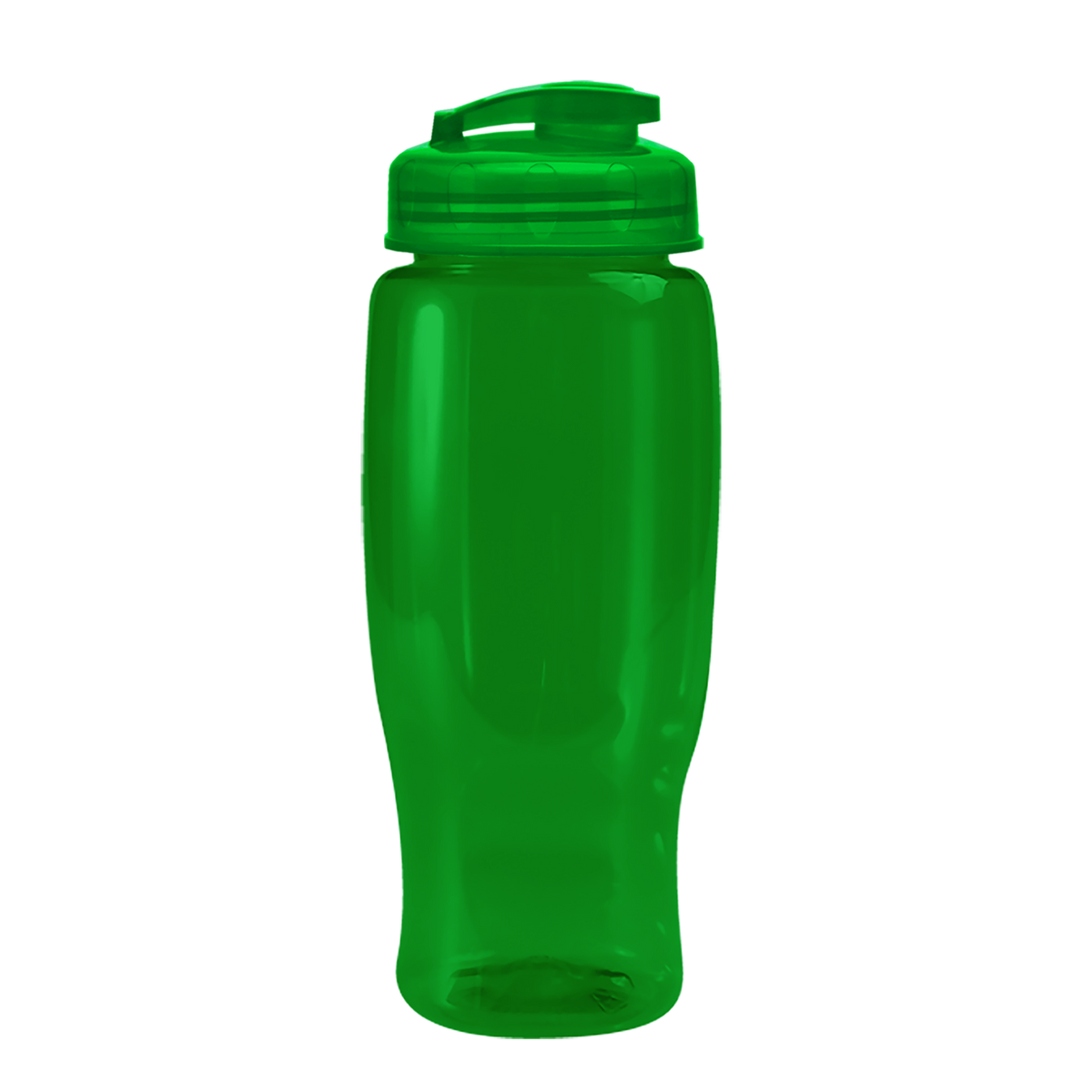 Custom logo Poly+ Recycled Bottle with Flip-Top Lid - 27 oz.