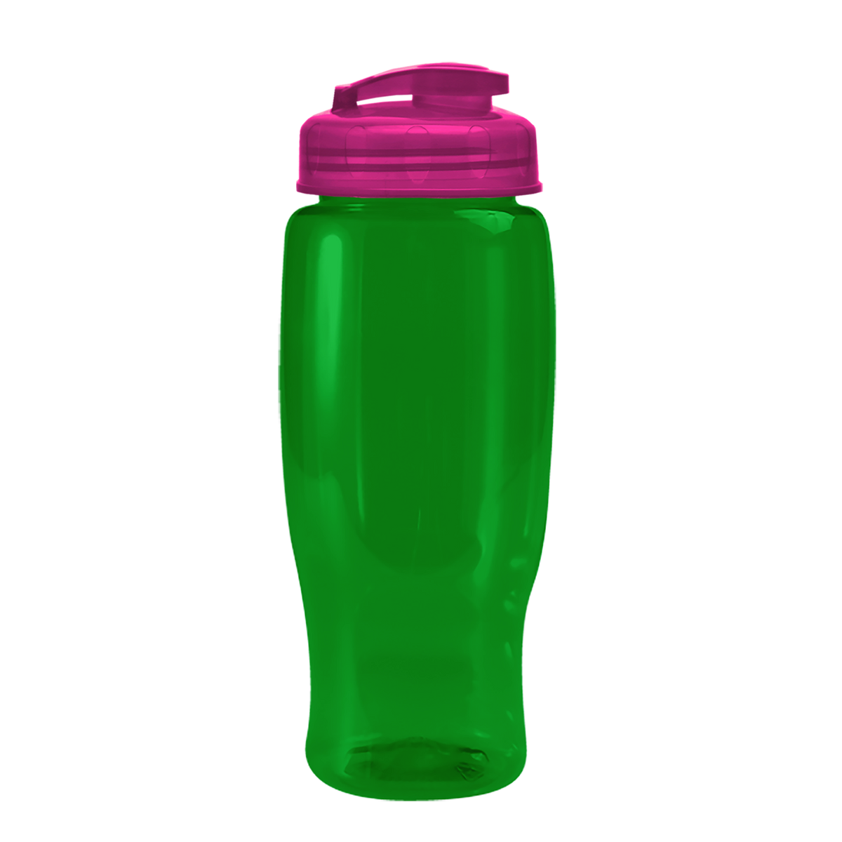 Custom logo Poly+ Recycled Bottle with Flip-Top Lid - 27 oz.