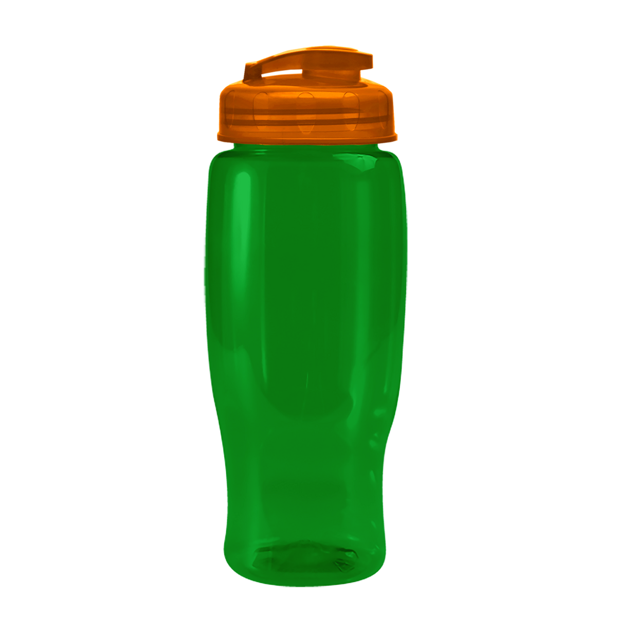 Custom logo Poly+ Recycled Bottle with Flip-Top Lid - 27 oz.