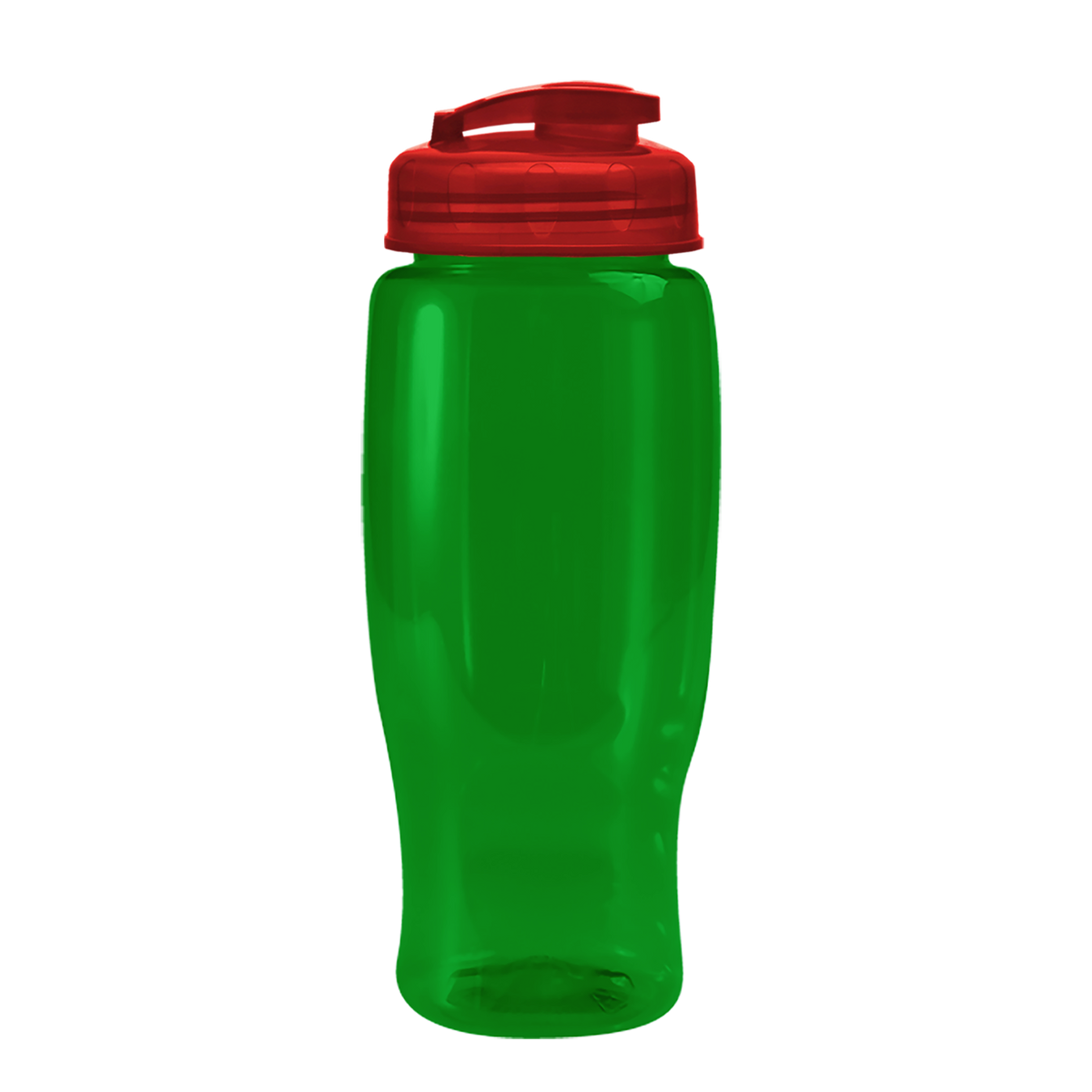 Custom logo Poly+ Recycled Bottle with Flip-Top Lid - 27 oz.