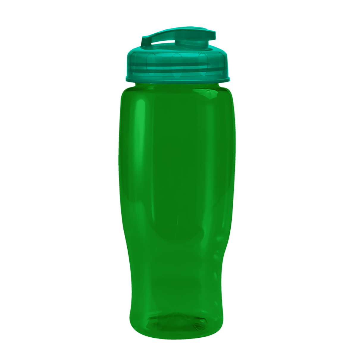 Custom logo Poly+ Recycled Bottle with Flip-Top Lid - 27 oz.