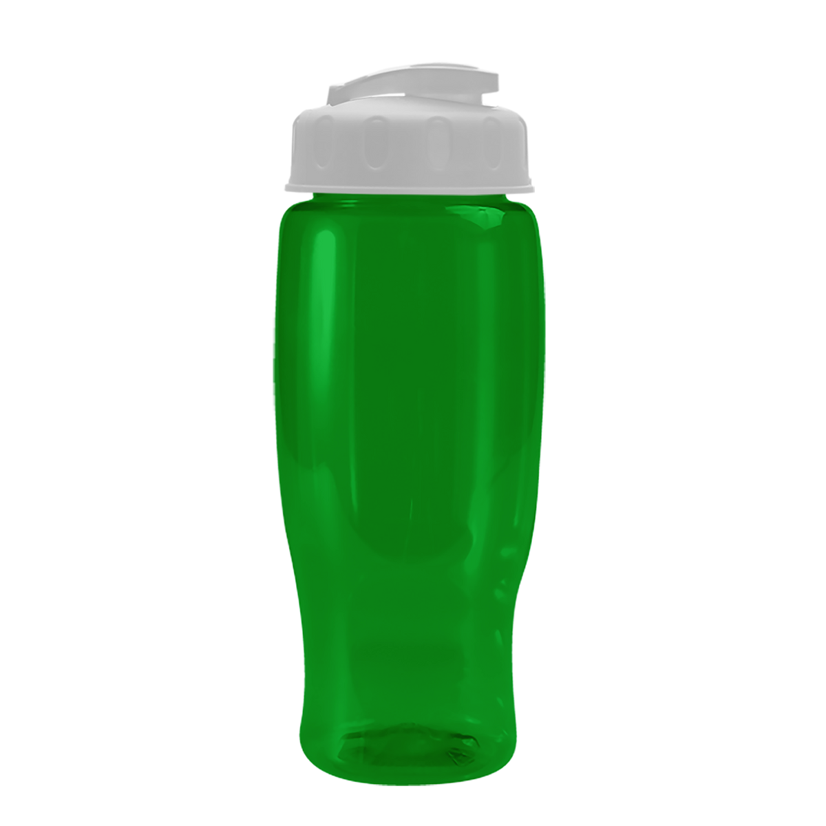 Custom logo Poly+ Recycled Bottle with Flip-Top Lid - 27 oz.