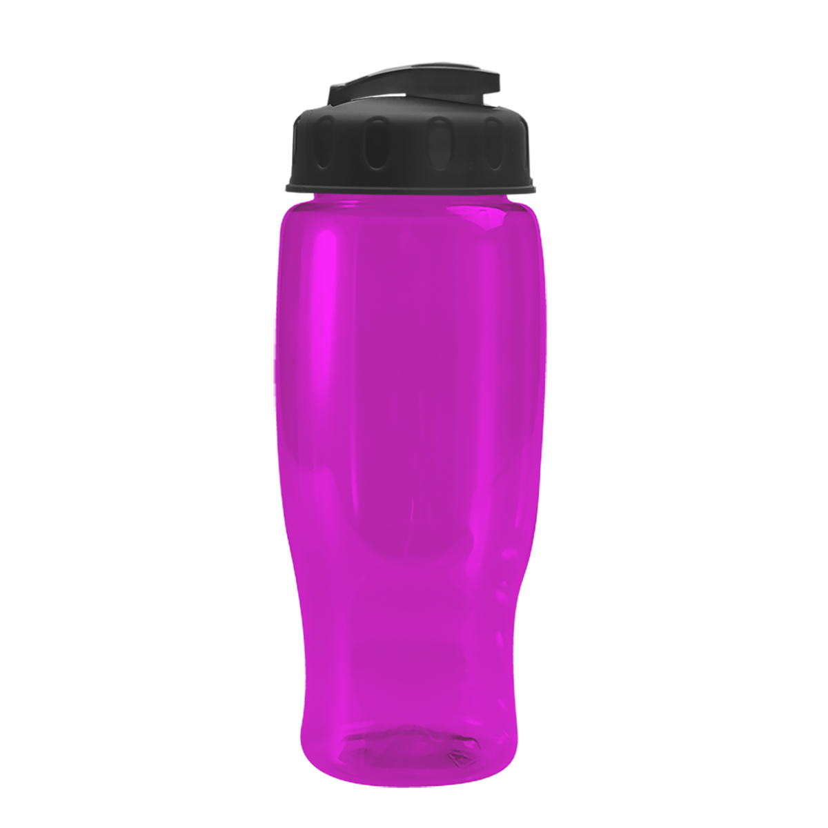 Custom logo Poly+ Recycled Bottle with Flip-Top Lid - 27 oz.