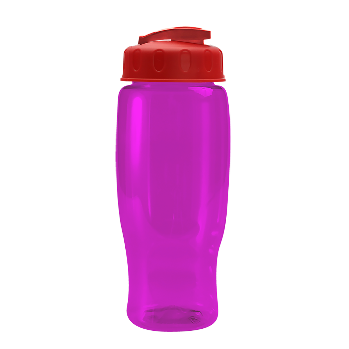 Custom logo Poly+ Recycled Bottle with Flip-Top Lid - 27 oz.