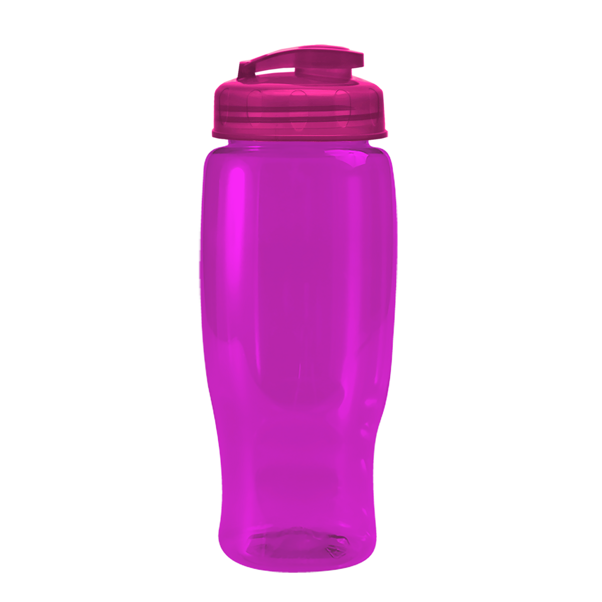 Custom logo Poly+ Recycled Bottle with Flip-Top Lid - 27 oz.