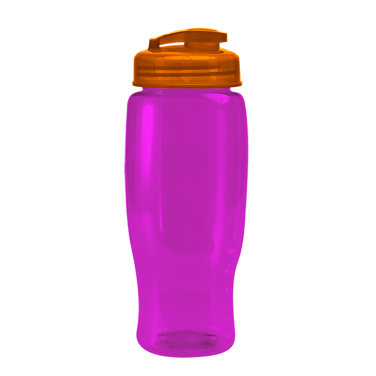 Custom logo Poly+ Recycled Bottle with Flip-Top Lid - 27 oz.