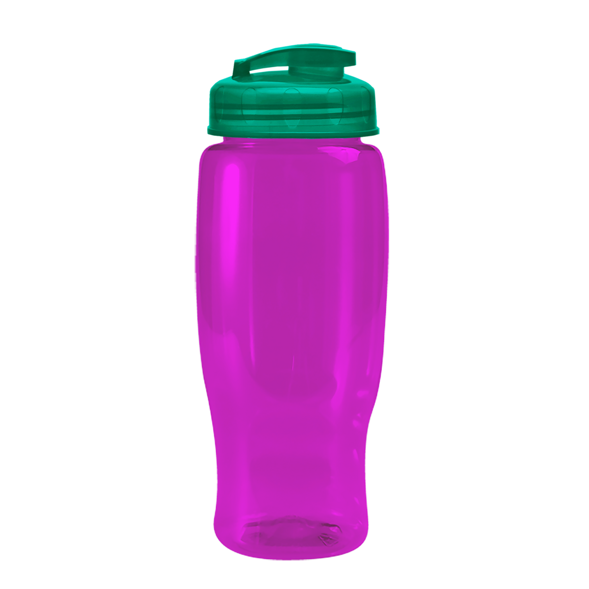 Custom logo Poly+ Recycled Bottle with Flip-Top Lid - 27 oz.