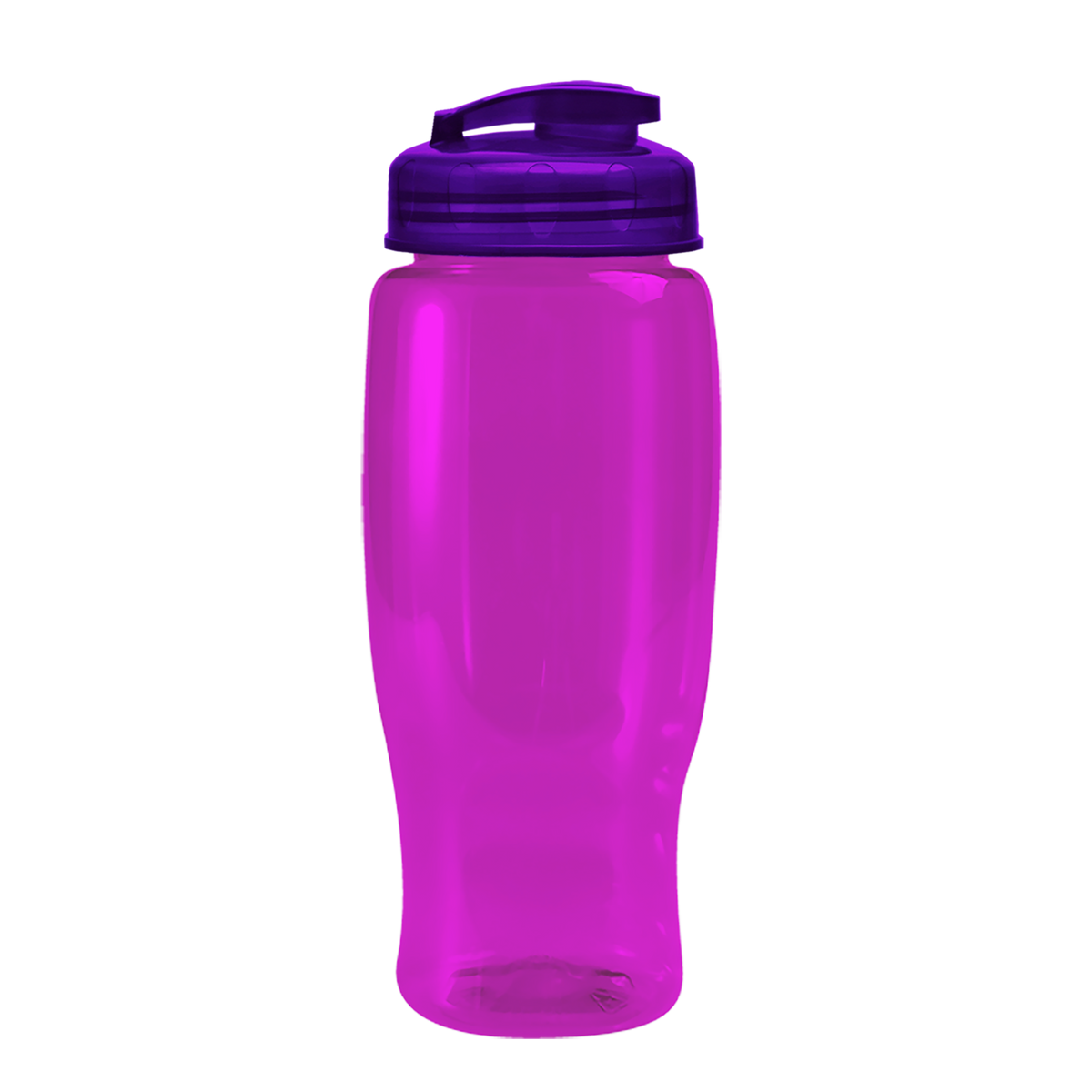 Custom logo Poly+ Recycled Bottle with Flip-Top Lid - 27 oz.