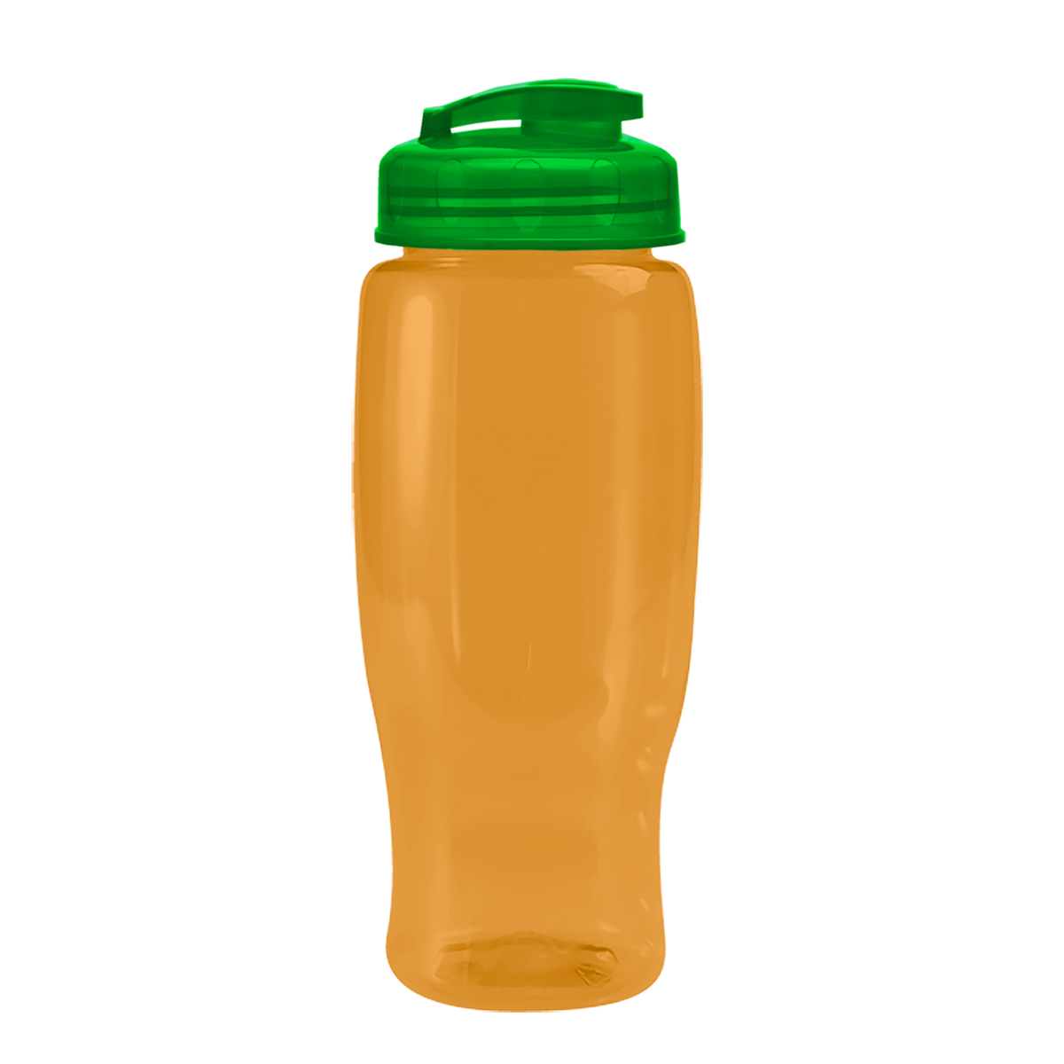 Custom logo Poly+ Recycled Bottle with Flip-Top Lid - 27 oz.