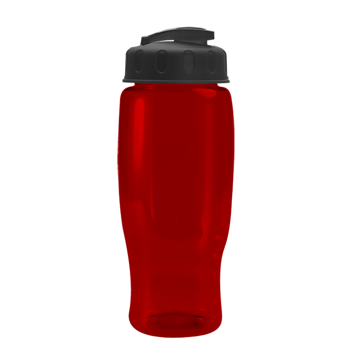Custom logo Poly+ Recycled Bottle with Flip-Top Lid - 27 oz.