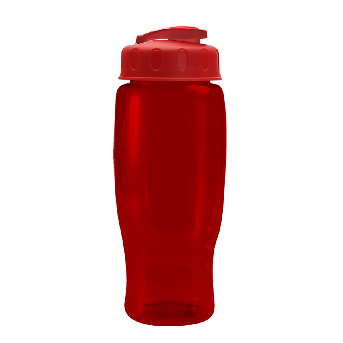 Custom logo Poly+ Recycled Bottle with Flip-Top Lid - 27 oz.