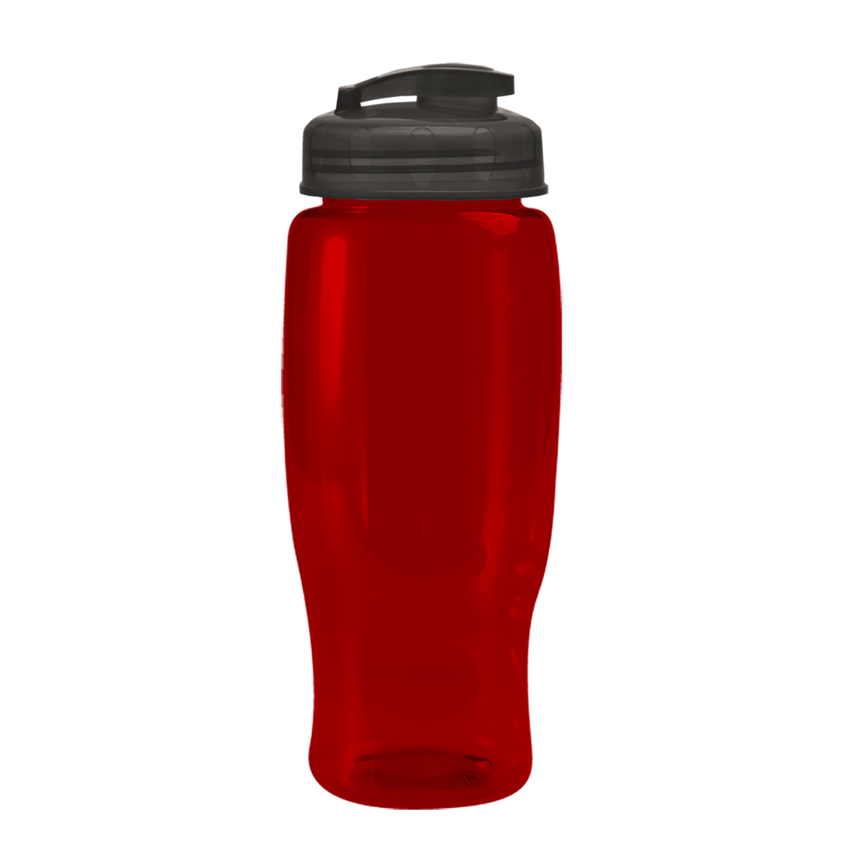 Custom logo Poly+ Recycled Bottle with Flip-Top Lid - 27 oz.